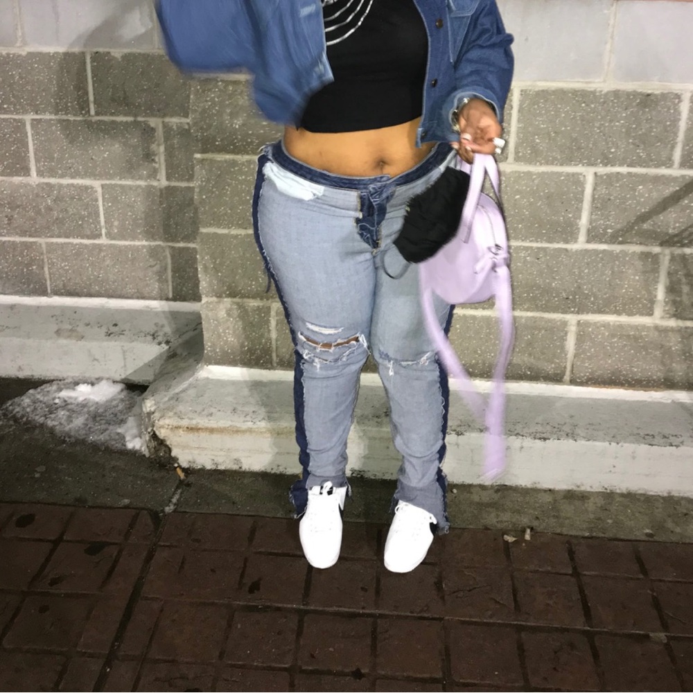 Inside out Stylish Blue Women's Jeans